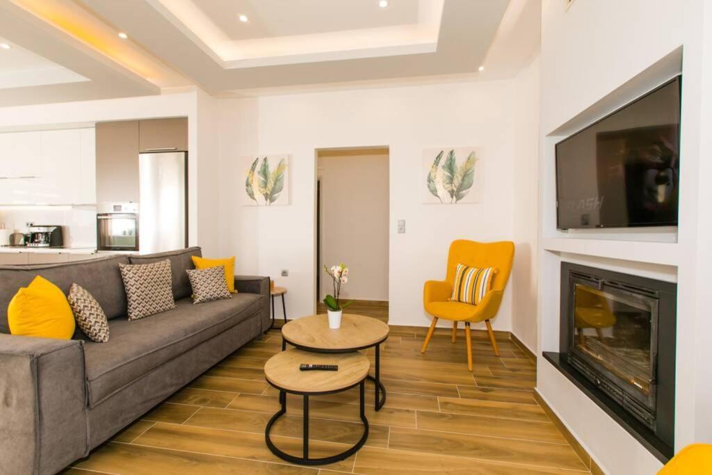 Chrysi'S Ocean View Retreat Villa Kerames ภายนอก รูปภาพ