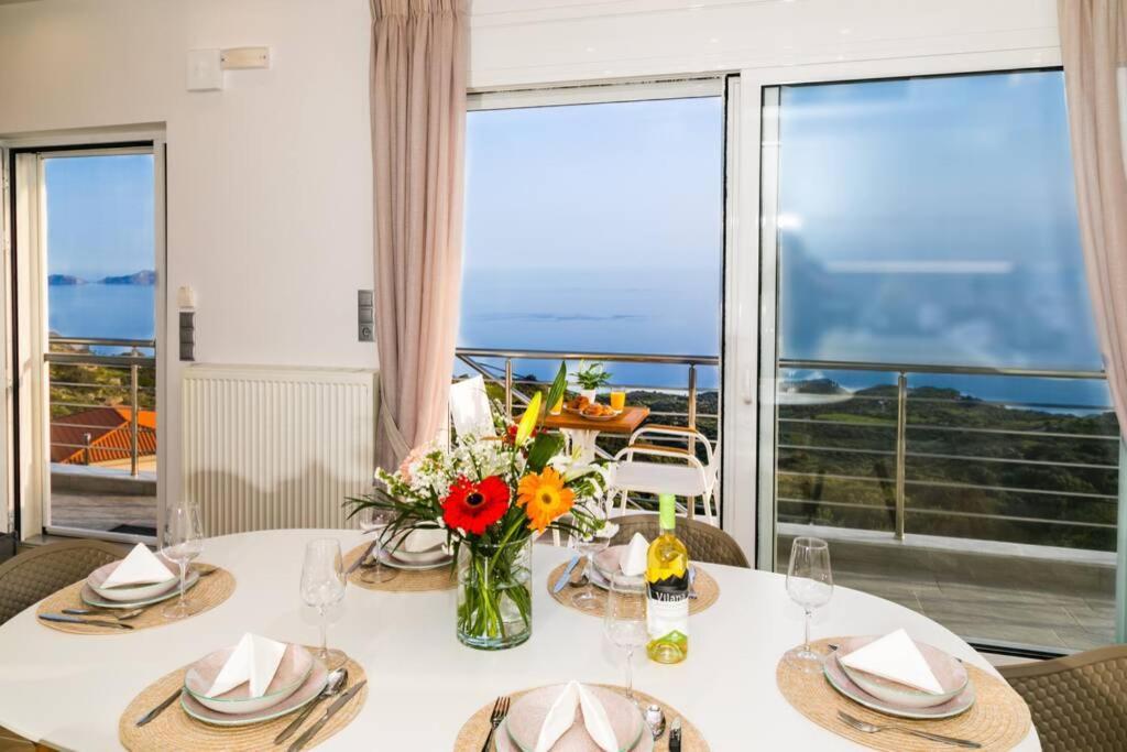 Chrysi'S Ocean View Retreat Villa Kerames ภายนอก รูปภาพ
