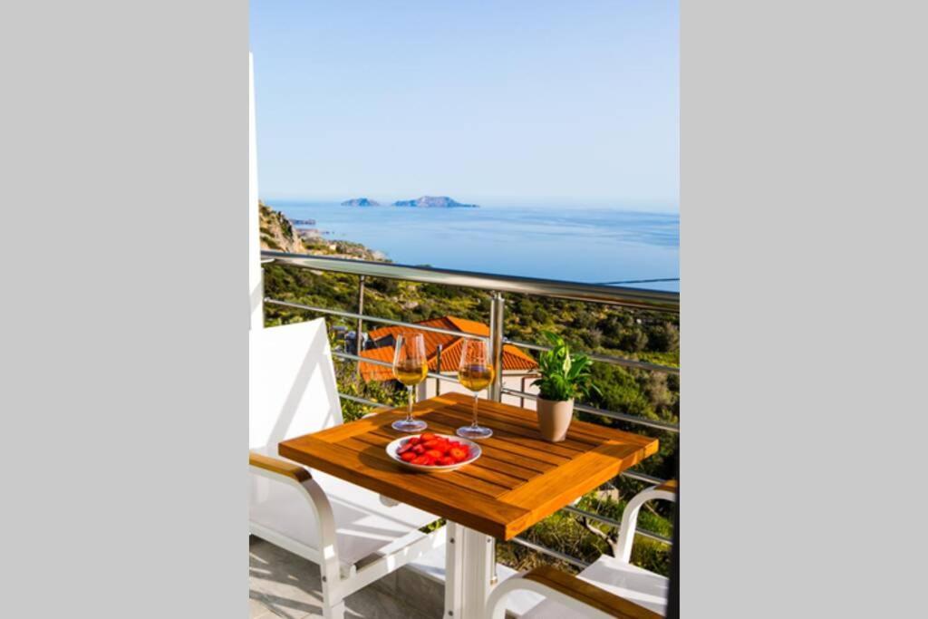 Chrysi'S Ocean View Retreat Villa Kerames ภายนอก รูปภาพ