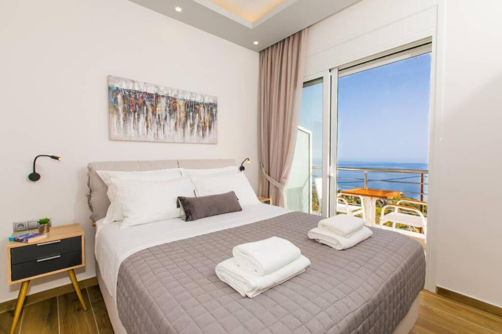 Chrysi'S Ocean View Retreat Villa Kerames ภายนอก รูปภาพ