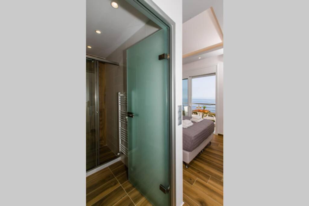 Chrysi'S Ocean View Retreat Villa Kerames ภายนอก รูปภาพ